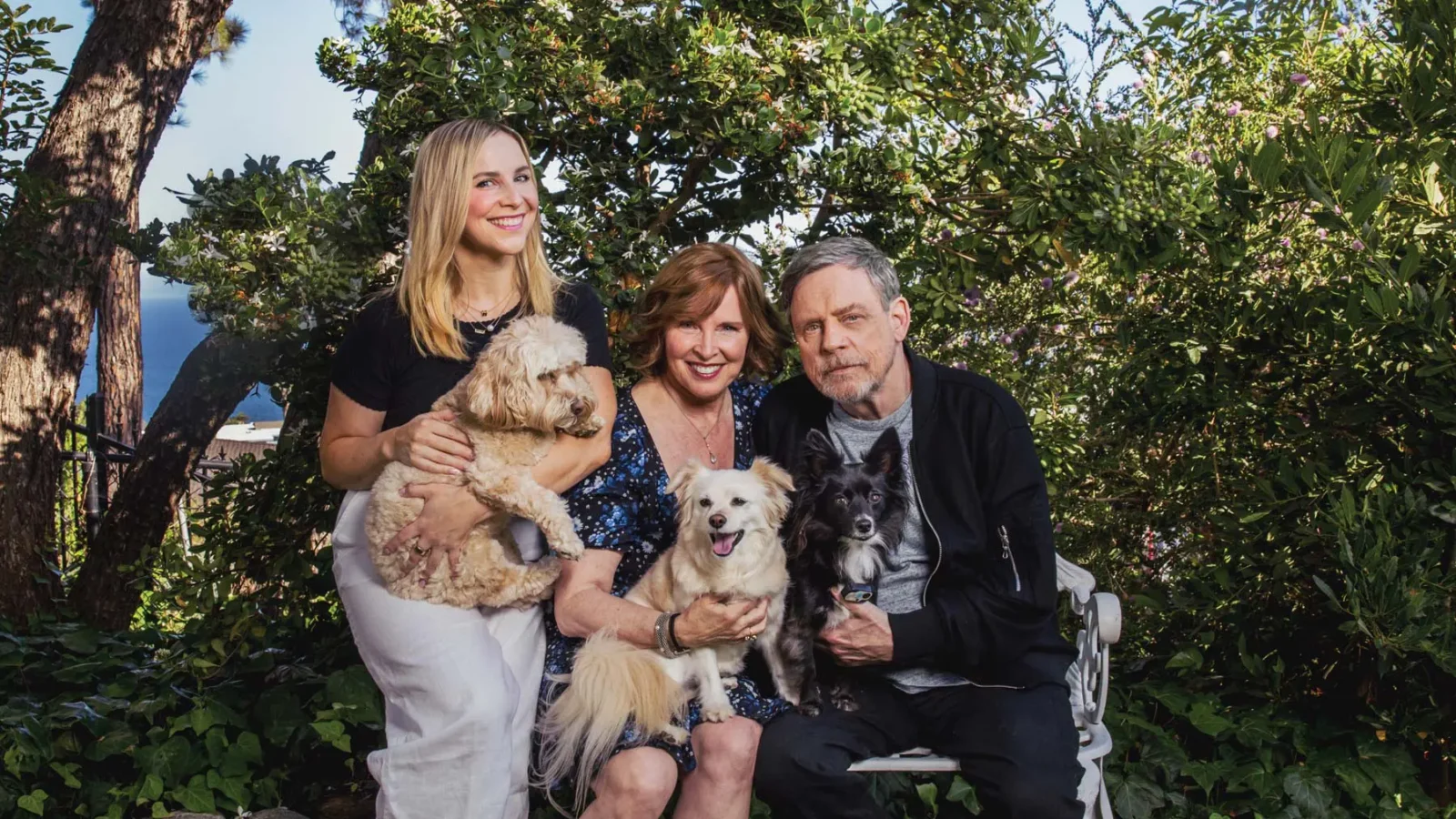 Marilou and Mark Hamill with their family