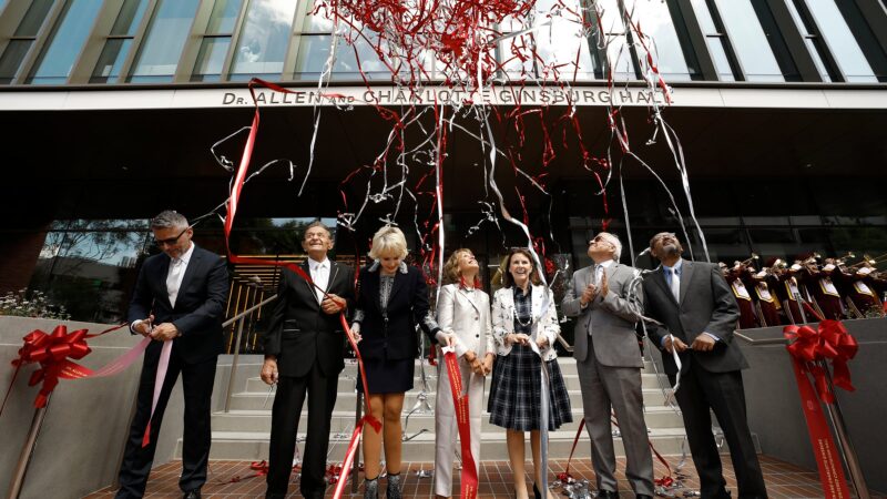 featured image for USC celebrates opening of Dr. Allen and Charlotte Ginsburg Human-Centered Computation Hall