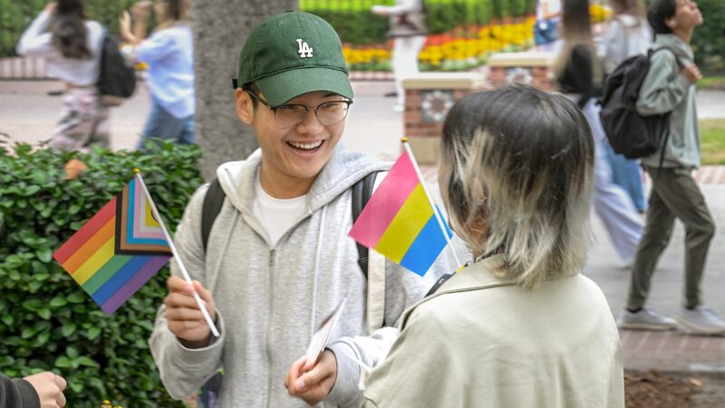 featured image for Trojans show their pride at USC LGBTQ+ History Month celebration