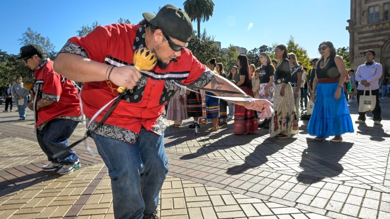 featured image for Indigenous Trojans celebrate their history through song, dance and words